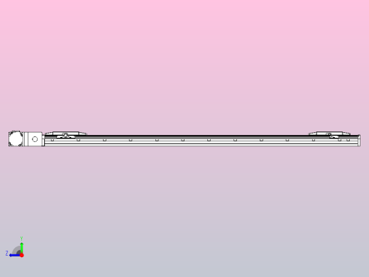 皮带直线轴双滑块型TPA-GCBS-150-P80-L625-QL-M75-N3右视缩略图