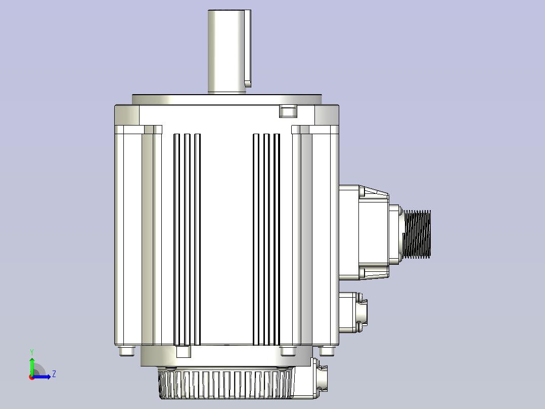 禾川电机 X3MM150A-B2LN左视图