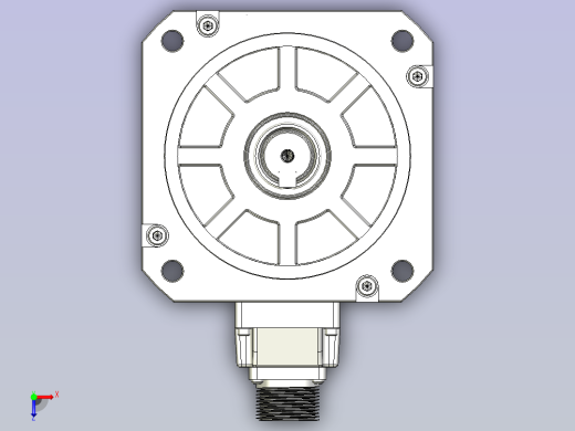 禾川电机 X3MM150A-B2LN俯视缩略图
