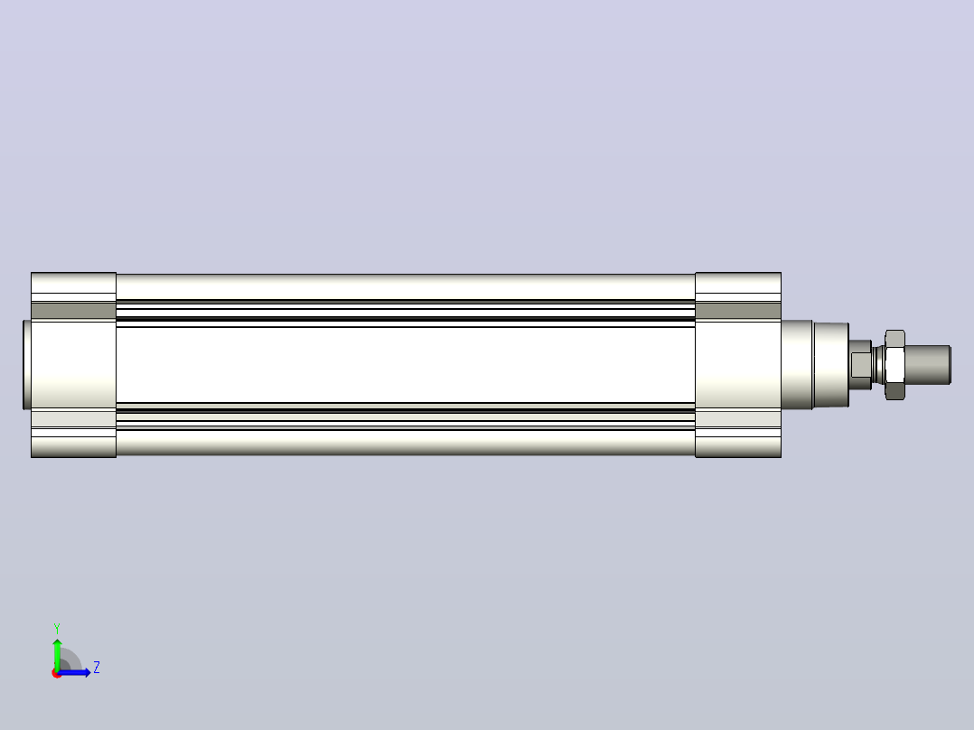 FESTO气缸DSBC-80-250-D3-PPSA-N3---_0_左视图