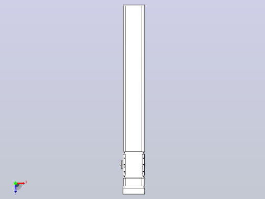 滚珠丝杠直线轴带导轨全封闭TPA-HCR-105D-1610C-L650-MP-Y-P40-N3俯视缩略图