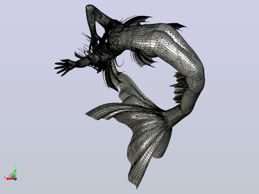 海洋生物鱼类Mermaid后视缩略图