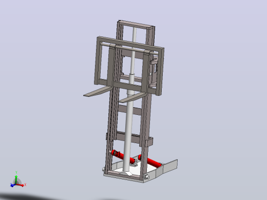 叉车门架设计sw+CAD+说明书+说明书