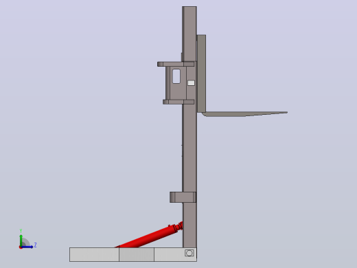 叉车门架设计sw+CAD+说明书+说明书左视缩略图
