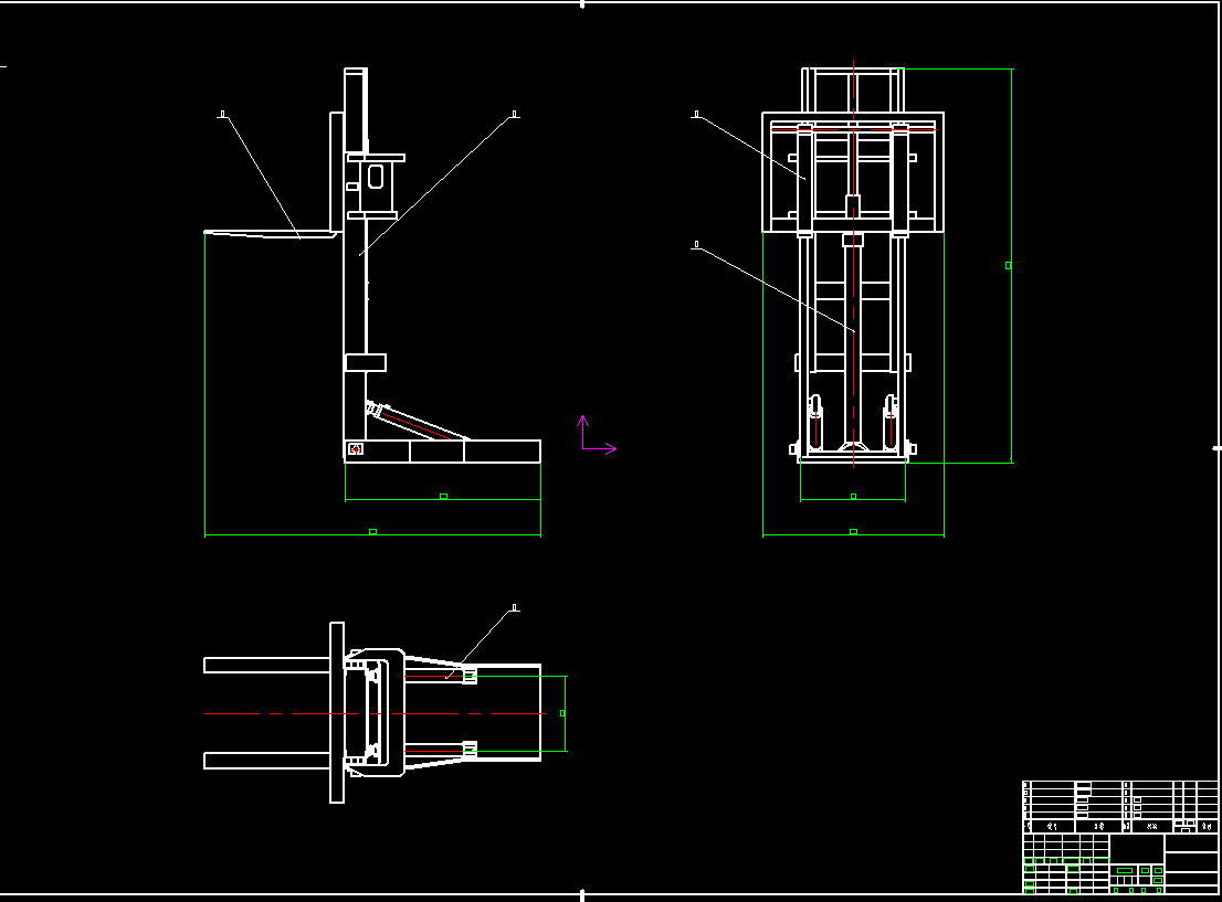 叉车门架设计sw+CAD+说明书+说明书