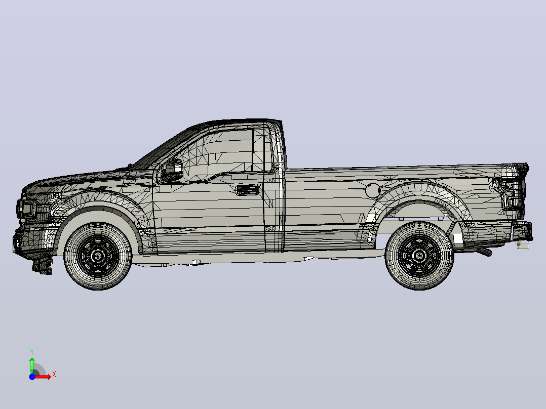 福特F-150 LES CFD模拟前视图
