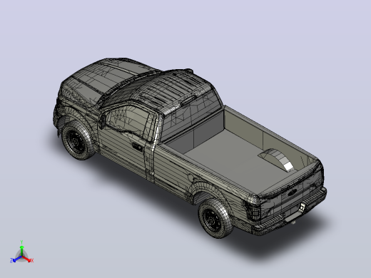 福特F-150 LES CFD模拟正等轴测缩略图