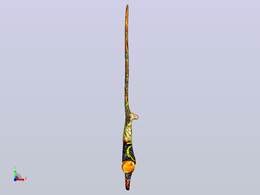 巫师魔杖前视图