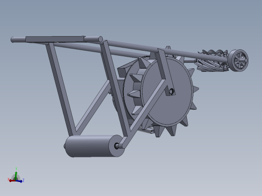 便携式SGYM种子播种机结构3D图纸+Solidworks设计
