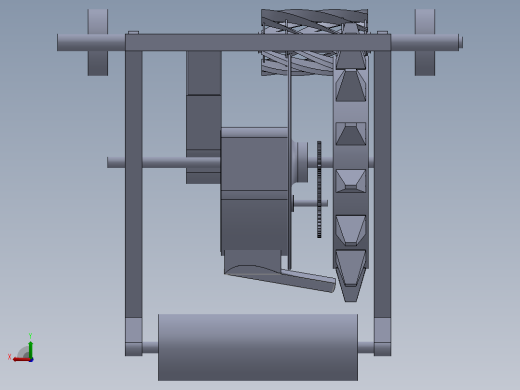 便携式SGYM种子播种机结构3D图纸+Solidworks设计后视缩略图