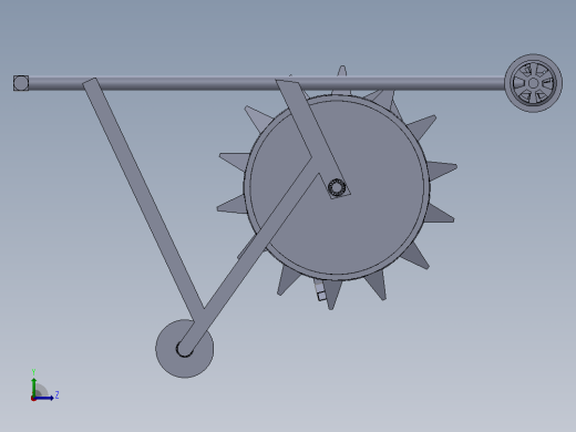 便携式SGYM种子播种机结构3D图纸+Solidworks设计左视缩略图