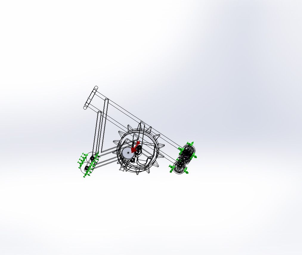 便携式SGYM种子播种机结构3D图纸+Solidworks设计