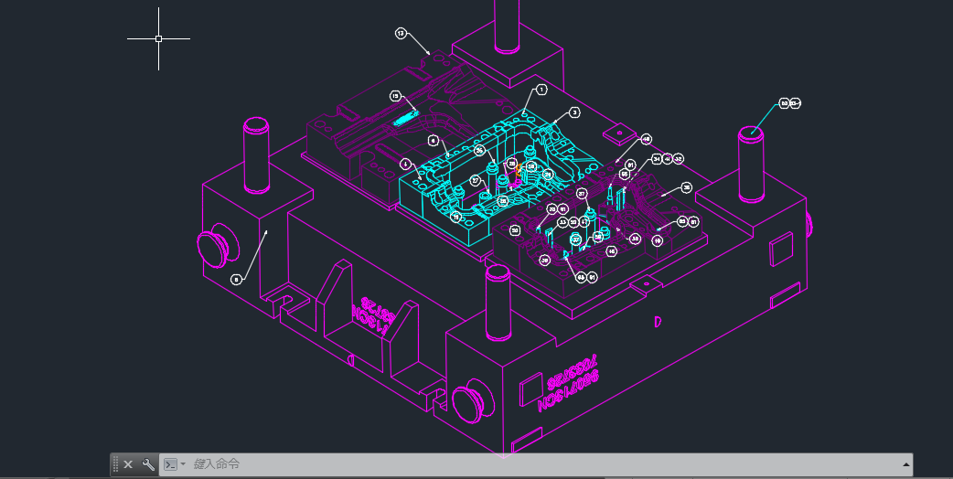 宝马隔热板的工法及模具图