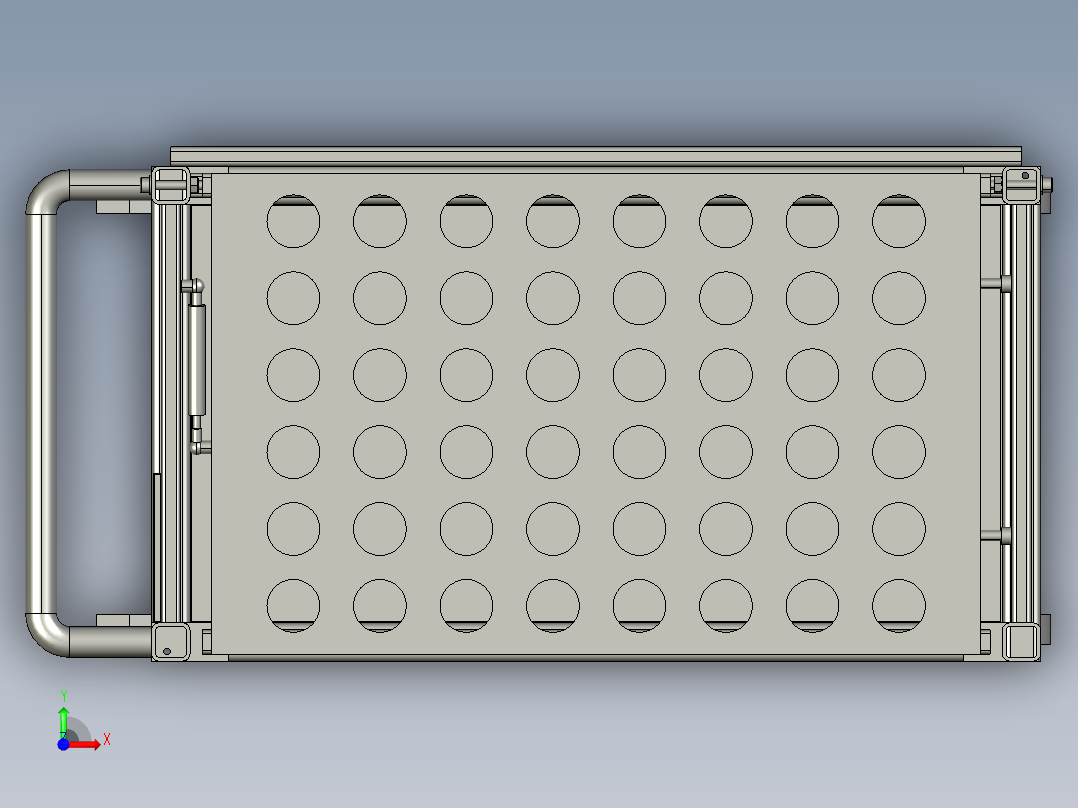 倒挡惰轮总成小车装配体前视图