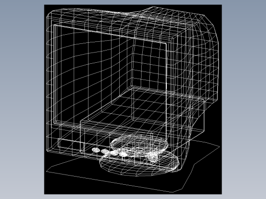 室内家具和灯具等的模型三-K-E09