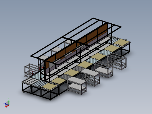 B105-无动力滚筒线