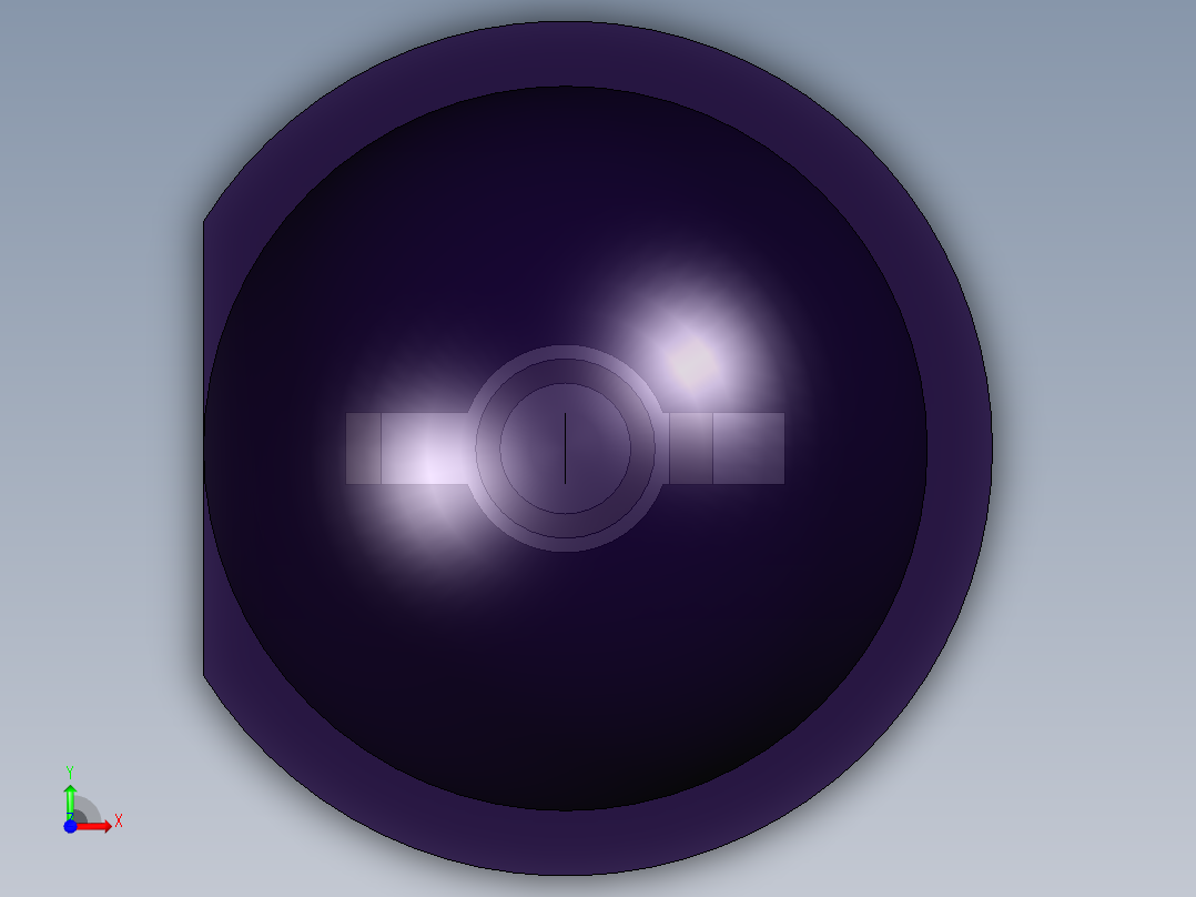 LED_Round_UV_D5.0mm前视图