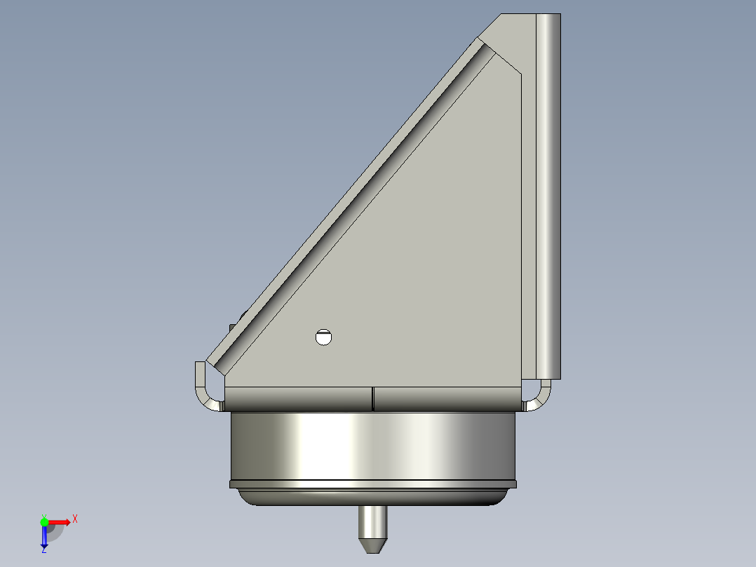 支撑减震(2)俯视图