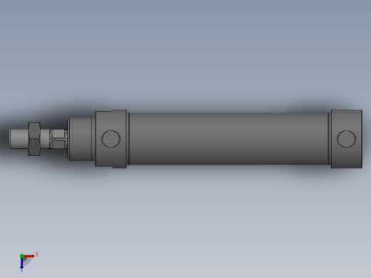 气缸MA25x60S俯视缩略图