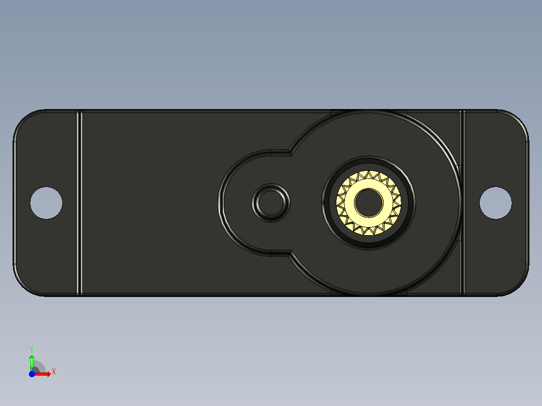 EMAX ES08MDII 伺服电机舵机前视图