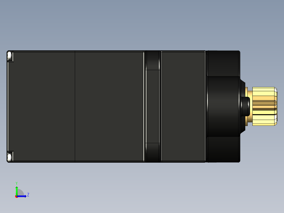 EMAX ES08MDII 伺服电机舵机左视图