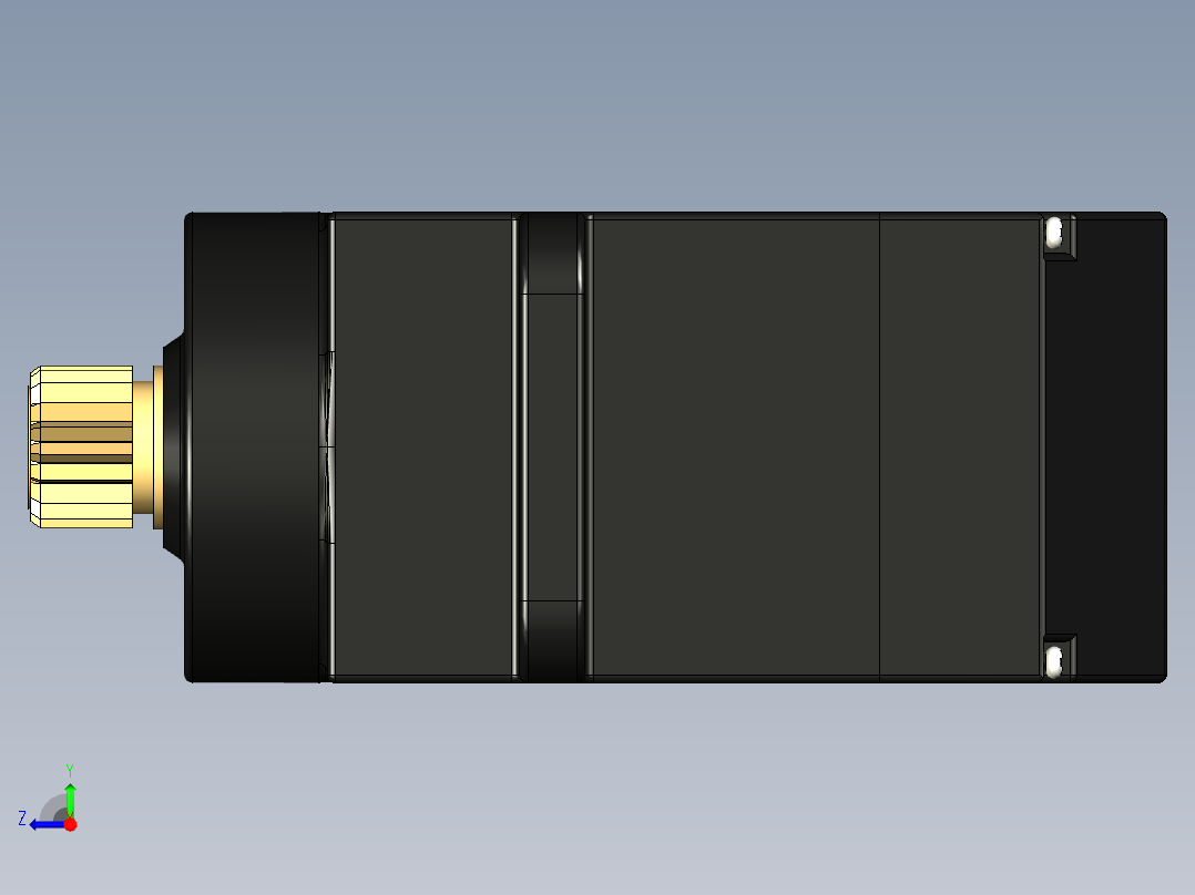 EMAX ES08MDII 伺服电机舵机右视图