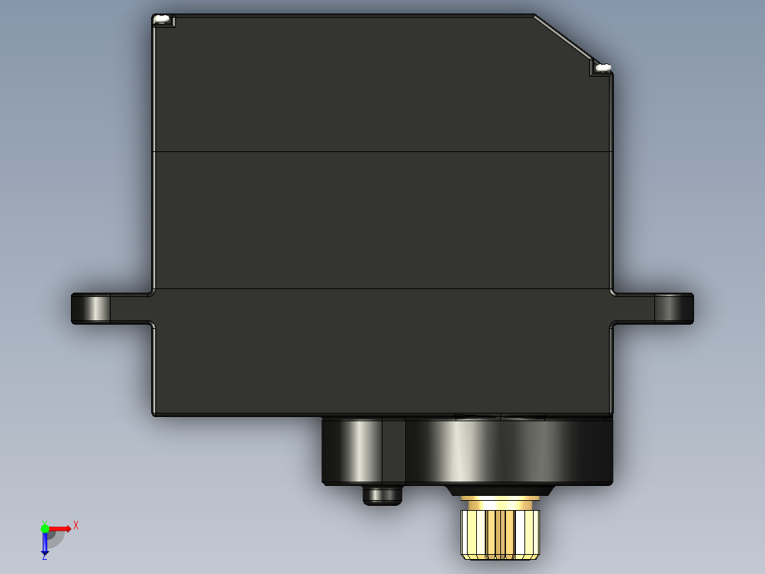 EMAX ES08MDII 伺服电机舵机俯视图