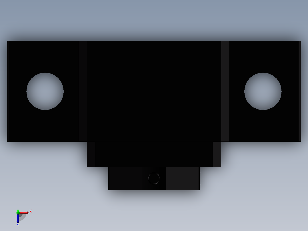 丝杆固定侧LEB21-12俯视图