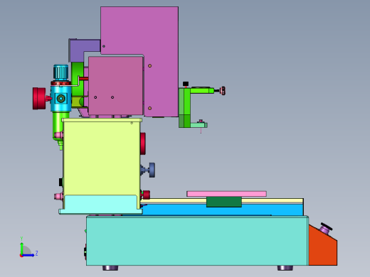 针筒胶锡膏涂胶机左视缩略图