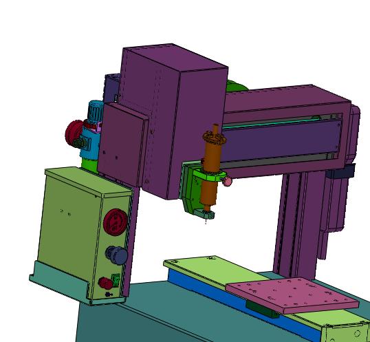 针筒胶锡膏涂胶机