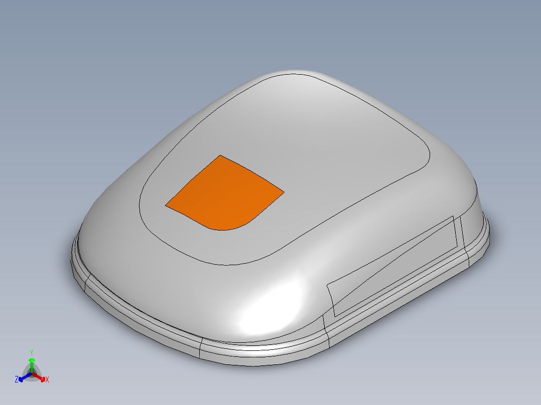 75---自行车行李包盖生产模型SW2014三维图纸模型设计图纸正等轴测图