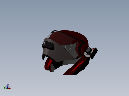 摩托车头盔casco-moto-motorbike-helmet-SolidWorks2016