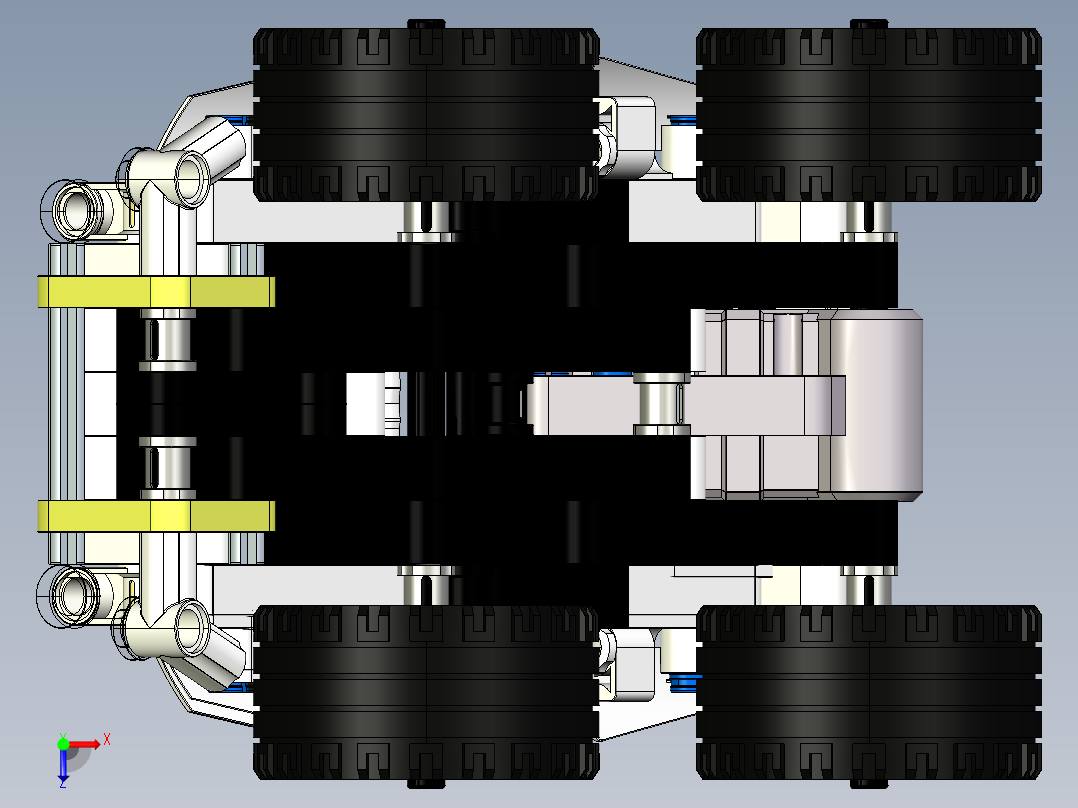lego-technic-42047-police-interceptor.1-乐高玩具赛车俯视图