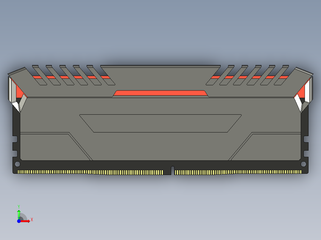 内存条 (3)前视图