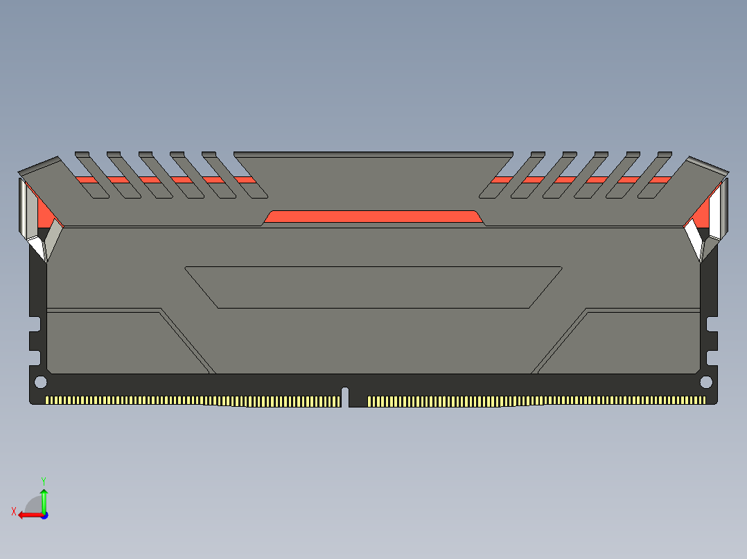 内存条 (3)后视图