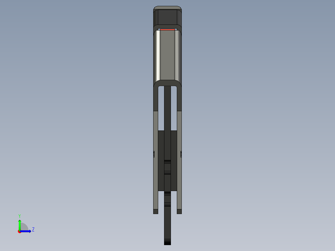 内存条 (3)左视图