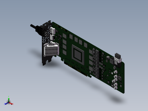 PG600 SKU 显卡正等轴测缩略图