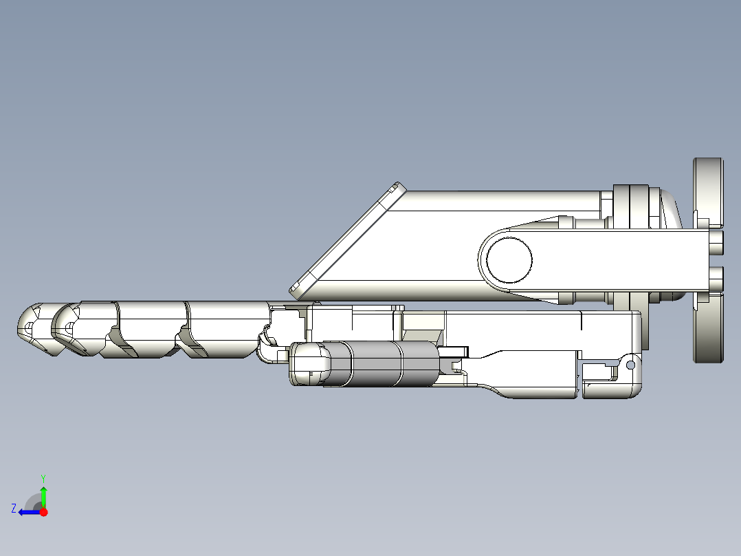 qb-robotics仿人手掌模型右视图