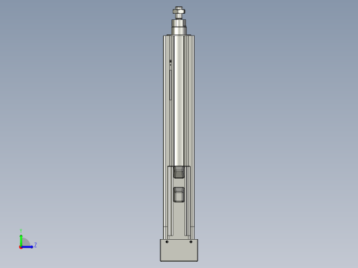 12VZ电动缸-VZ5-S200-BD左视缩略图