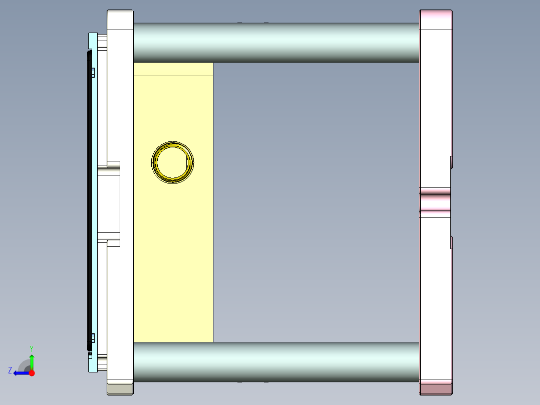Aam00-A-笔记本CNC工装夹具三维模型CNC2-0430右视图