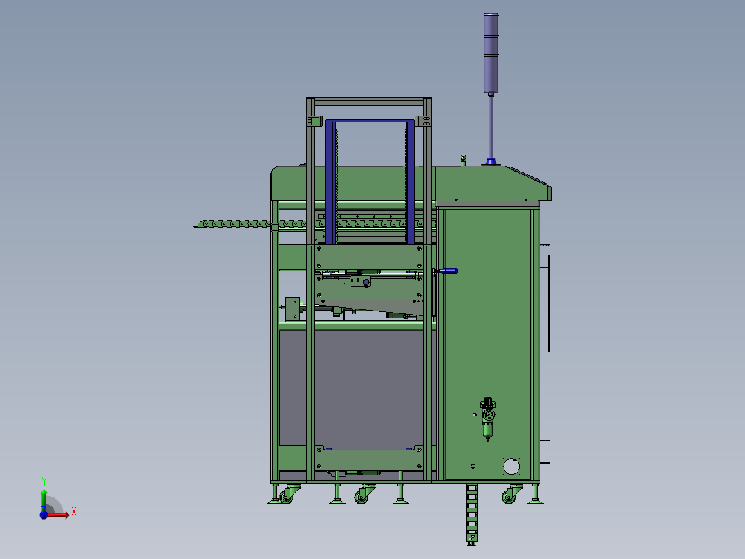全自动吸送上板一体机前视图