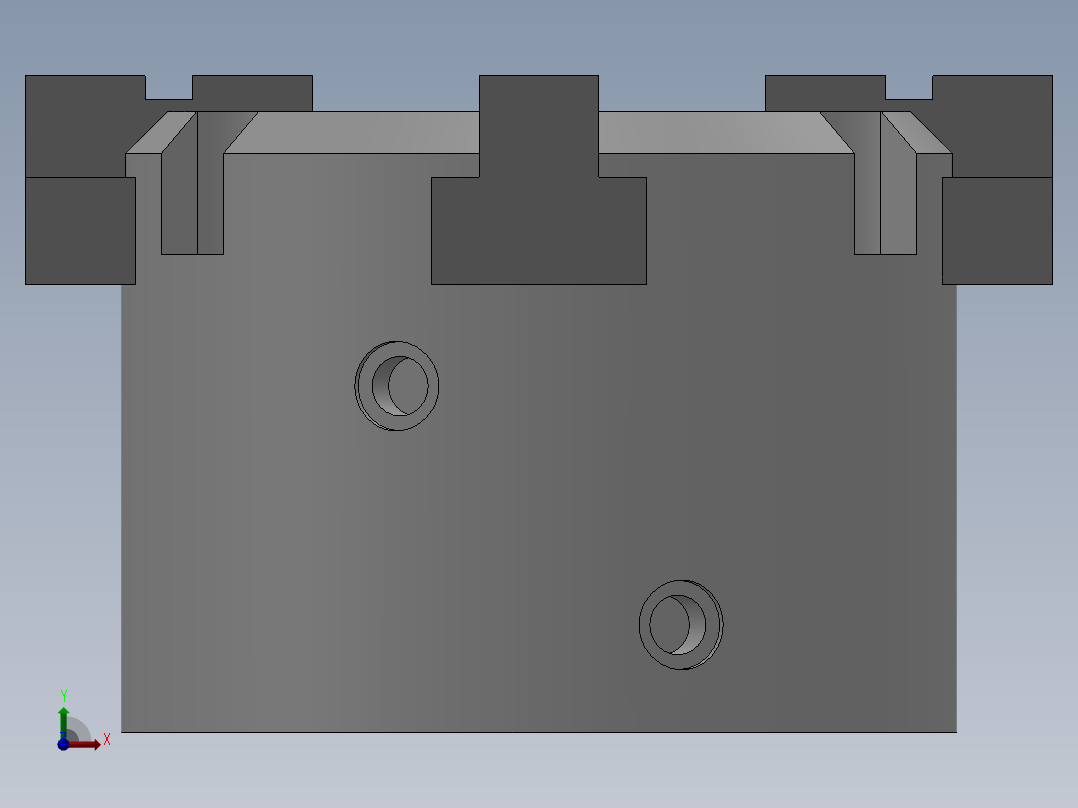 气动夹爪 MHS4系列 7款前视图
