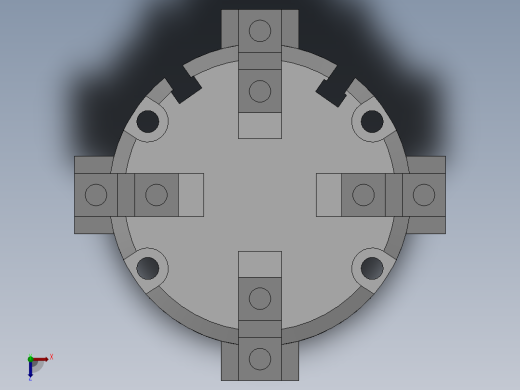 气动夹爪 MHS4系列 7款俯视缩略图