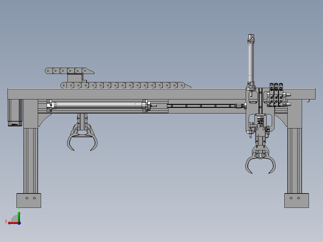 搬送机械爪（需要特征识别）后视图