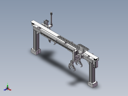搬送机械爪（需要特征识别）正等轴测缩略图