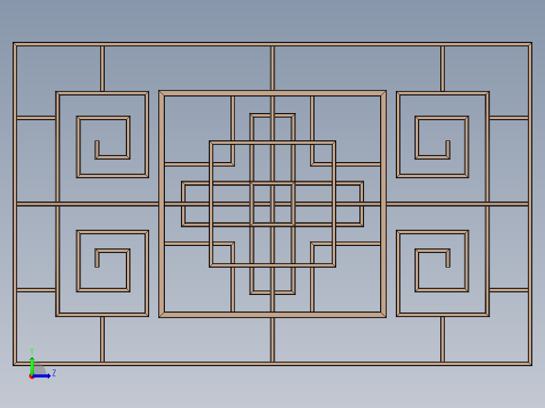护栏断面 (2)左视图