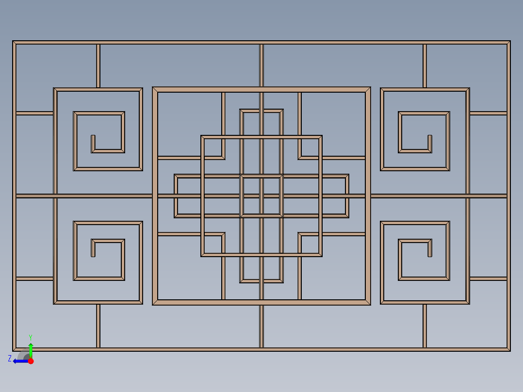 护栏断面 (2)右视图