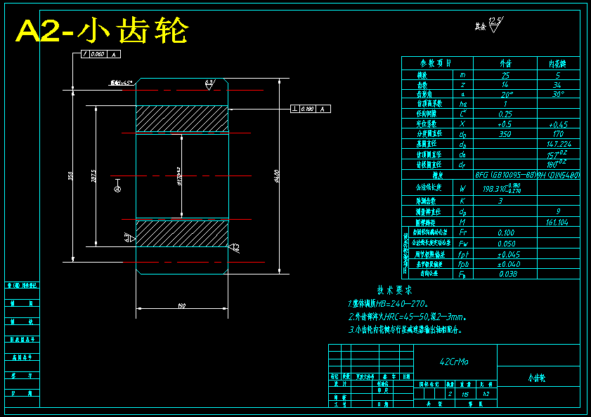 MQ2535单臂架门座起重机回转机构设计