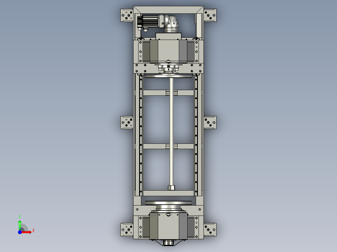 机器人钢结构焊接工作站前视图