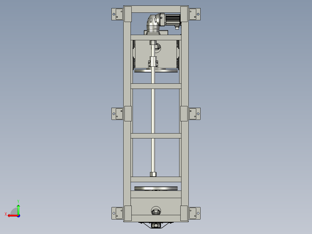 机器人钢结构焊接工作站后视图